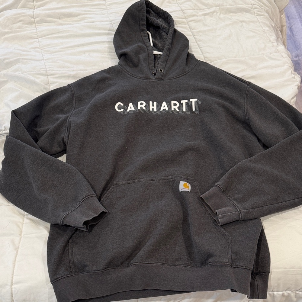 Carhartt Men's Dark Gray Hoodie Sweater